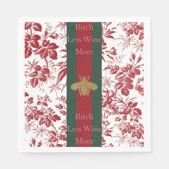 Designer Inspired Cocktail Napkins (Front)