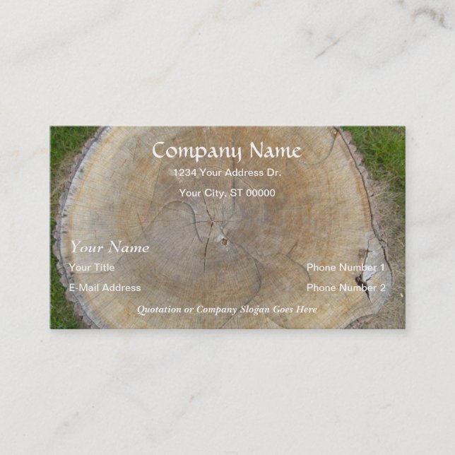 Designer Landscape Lawn Garden Business Cards (Front)