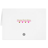 Designer Mint Green Cards (Back Horizontal)