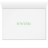 Designer Mint Green Cards (Inside Horizontal (Bottom))