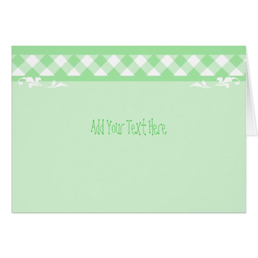 Designer Mint Green Cards (Front Horizontal)