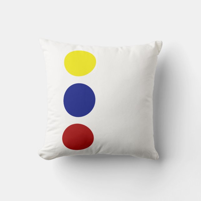Designer Modern Throw Pillow (Front)