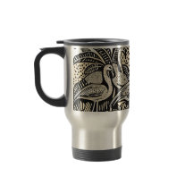 Designer Mugs with Flamingos & Palm Trees