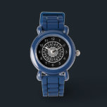 Designer music circle of fifths watches<br><div class="desc">Designer wristwatches for the musician or music lover featuring piano circle of fifths design with two interior piano key circles and easy to glance at number dials.</div>