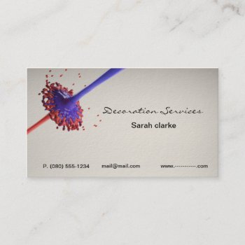 Designer Or Decorator Business Card by jfkdesign at Zazzle