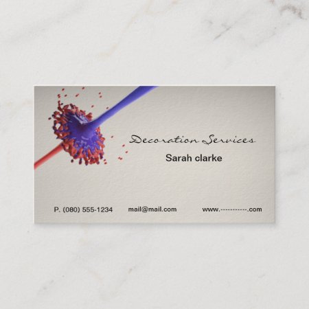 Designer Or Decorator Business Card