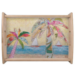 Designer Palm Trees Serving Tray