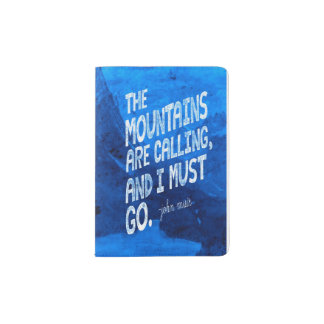 Designer Passport Cover - Mountains