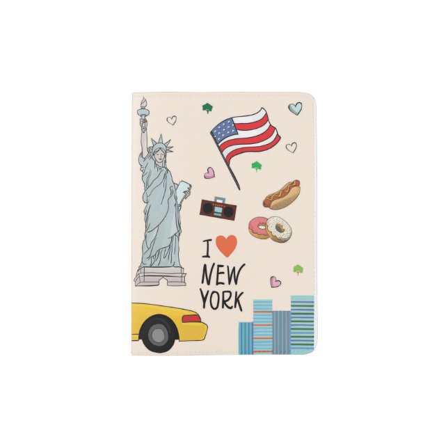 Designer Passport Cover - New York NYC (Front)