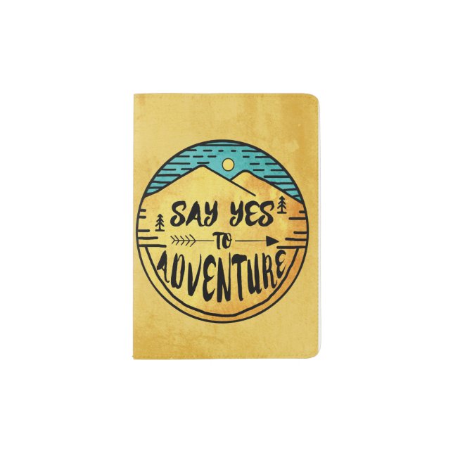 Designer Passport Cover - Say Yes (Front)