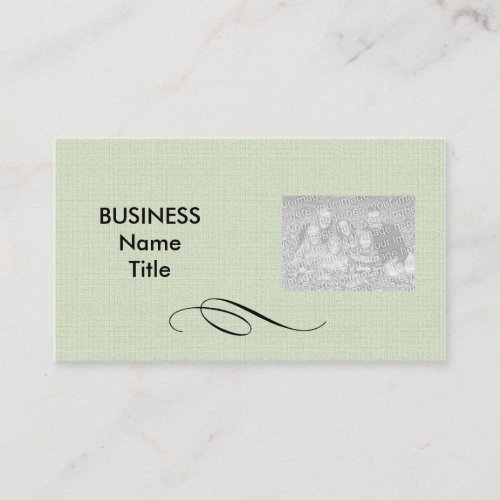 Designer Photo Business Card Template