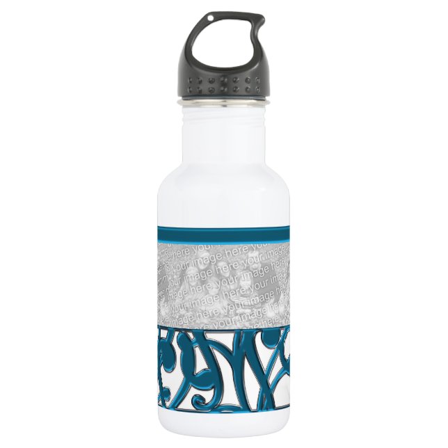 DESIGNER PHOTOS LIBERTY TEMPLATE WATER BOTTLE (Front)