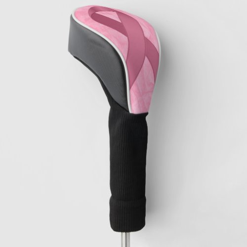 Designer Pink Ribbon Golf Head Cover