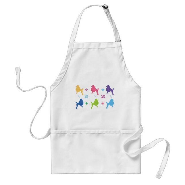 Designer Poodle Adult Apron (Front)