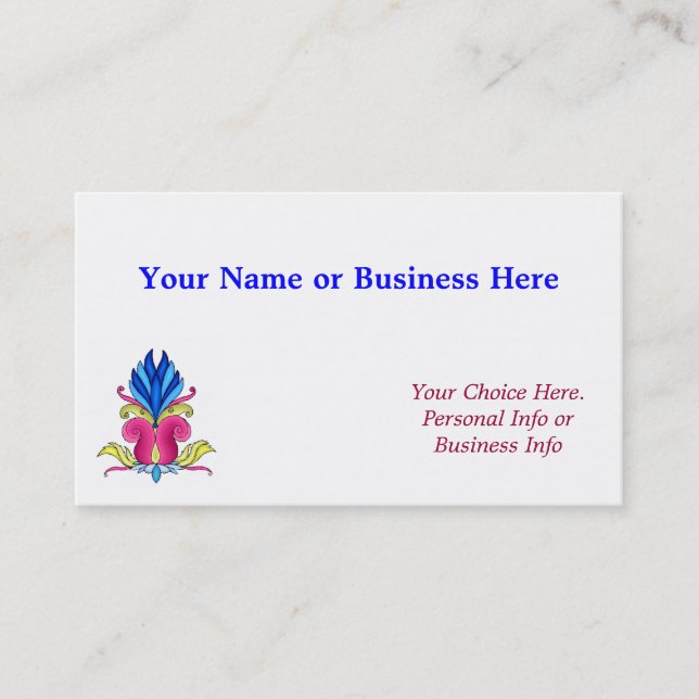 Designer Profile Card (Front)