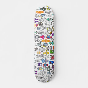 Designer Robotics Skateboard Skate Deck FLEX