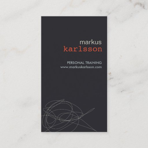 Customizable DESIGNER SCRIBBLE No. 2 Business Card