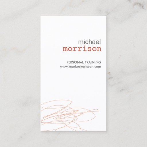 Customizable DESIGNER SCRIBBLE No. 3 Business Card