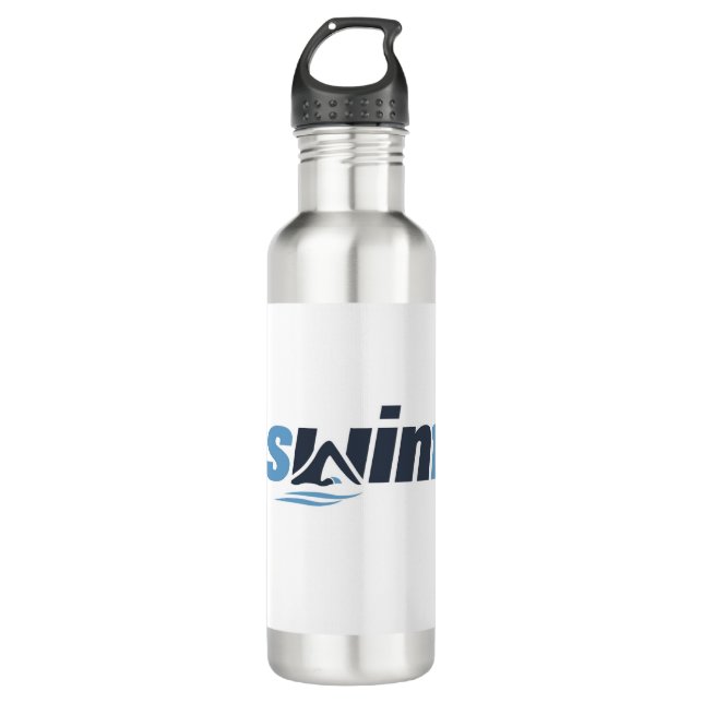 Designer Stainless Steel Water Bottle (Front)