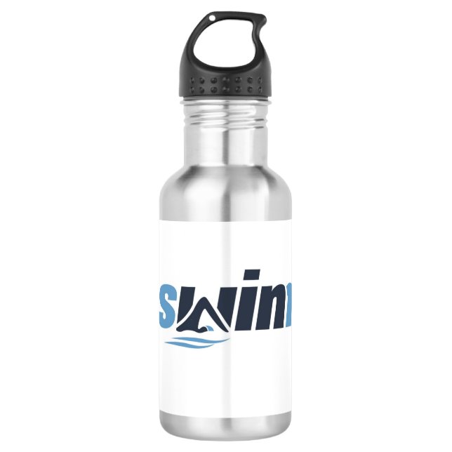 Designer Stainless Steel Water Bottle (Front)