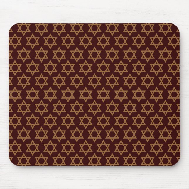 Designer Star of David Mouse Pad (Front)