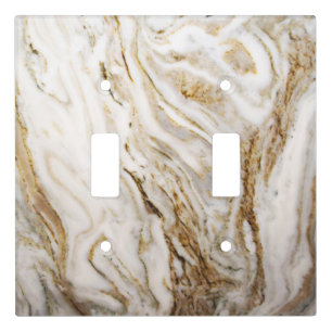 Designer Stone Marble Look Light Switch Cover