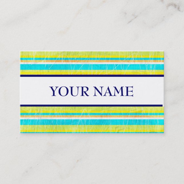 DESIGNER STRIPED PROFILE CARDS (Front)