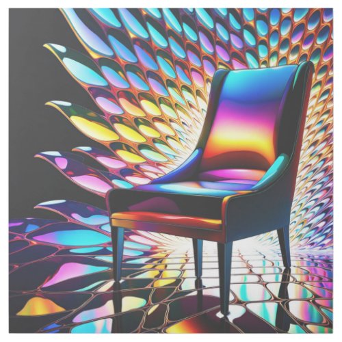 Designer Stuhl mit farbigen Mosaiken Gallery Wrap