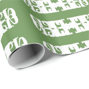 Designer Styled Print Wrapping Paper