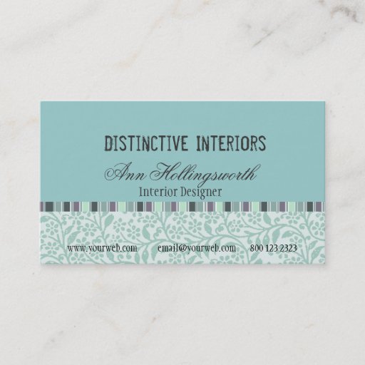 Customizable Designer Stylish Cool Soft Colors Business Card