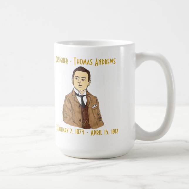 Designer Thomas Andrews mug (Right)