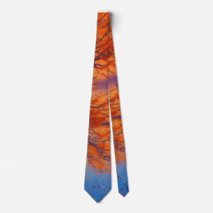 Designer Tie, original colorful designs nature Neck Tie