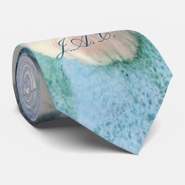 Designer Watercolor Tie (Rolled)