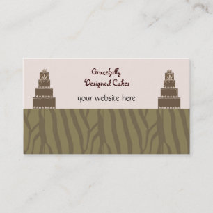 Designer Wedding Cakes Business Card