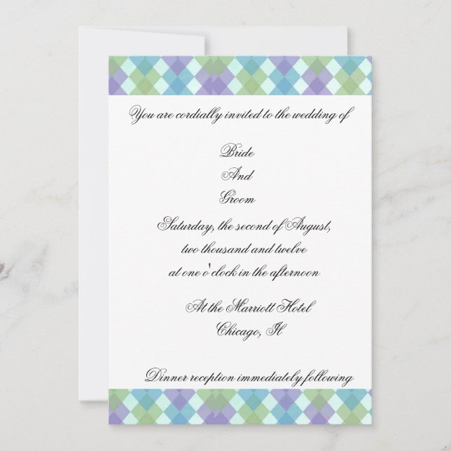 Designer Wedding Invitations (Front)