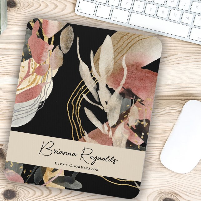 Designer's Choice Artistic Abstract with Name Mouse Pad (Creator Uploaded)