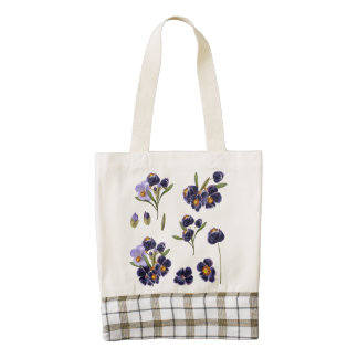 Designers folk bag with Flowers
