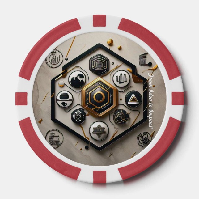 "Designing the Future" Poker Chips (Front)