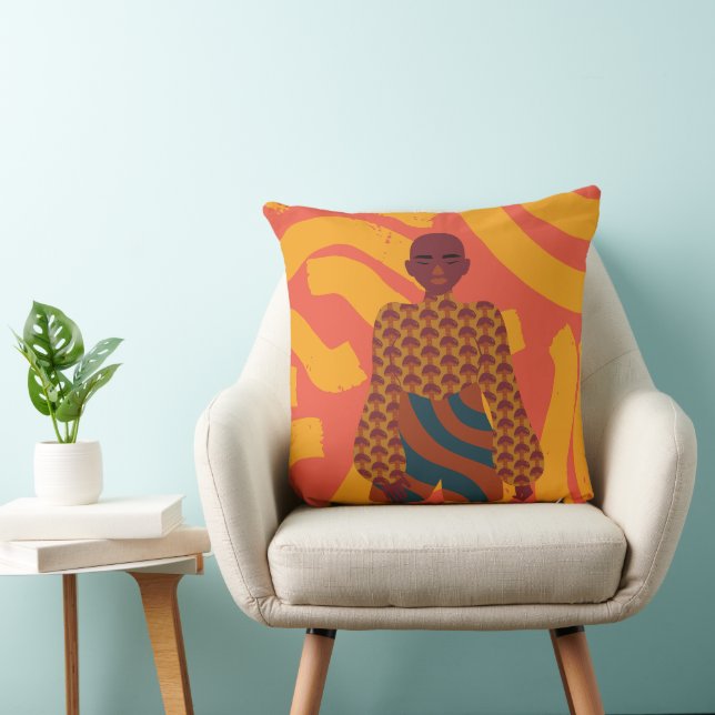 Designing Women Throw Pillow (Chair)