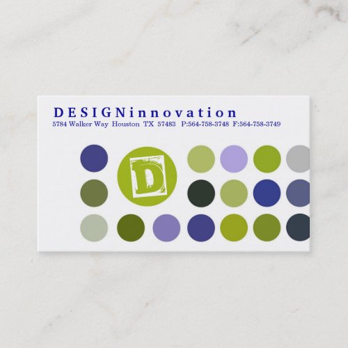DESIGNInnovation [Blue] Business Cards