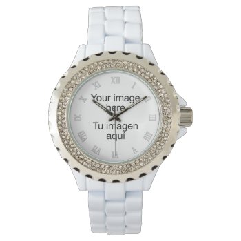 Designs Clock To Blank Photos Template Watch by FormaNatural at Zazzle