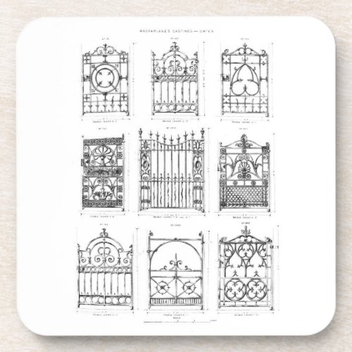 Designs for cast_iron gates from Macfarlanes Ca Coaster