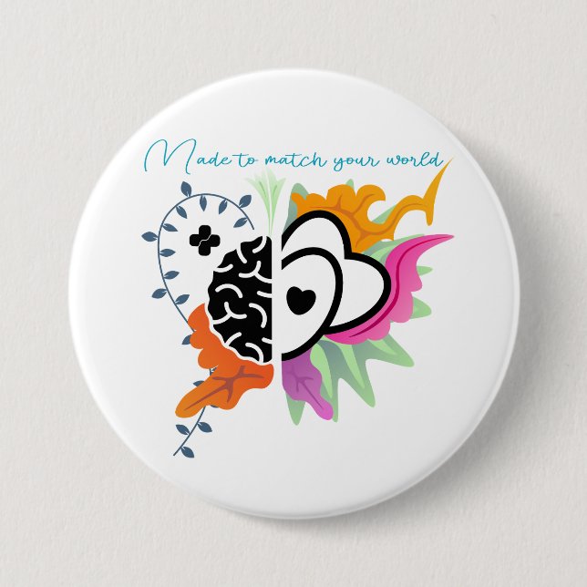 Designs for Every Personality and Passion  Button (Front)
