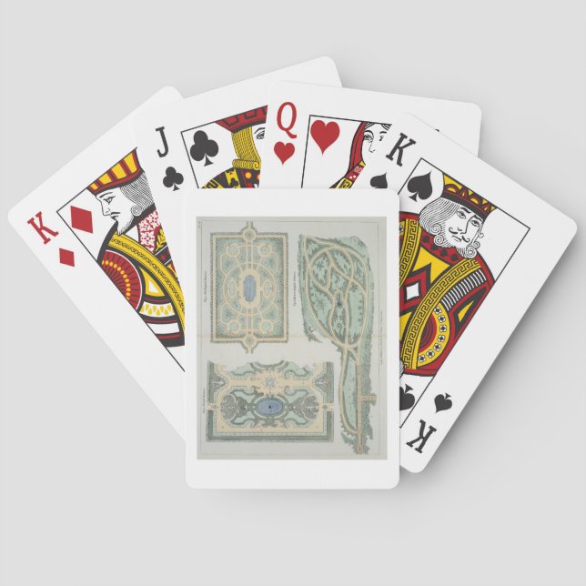 Designs for French, Old English and Modern English Poker Cards (Back)