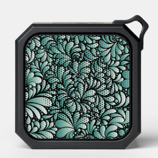 Desirable Fleur Pattern in Minty Green Bluetooth Speaker