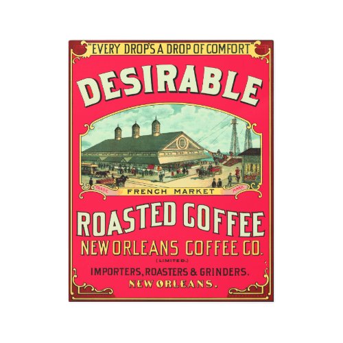 Desirable French Market Roasted Coffee Metal Print
