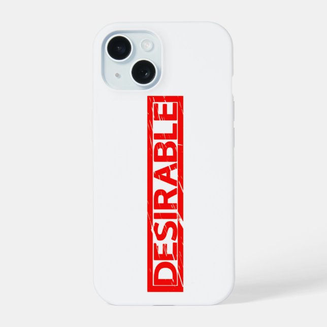 Desirable Stamp Iphone Case (Back)