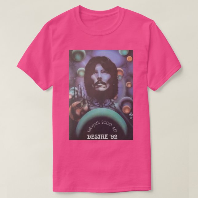 Desire 92 Old School Rave Flyer T-Shirt (Design Front)