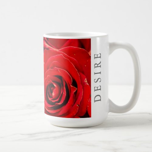 Desire Red Roses 15oz Classic Mug