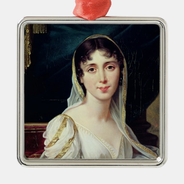 Desiree Clary  Queen of Sweden, 1807 Metal Ornament (Front)